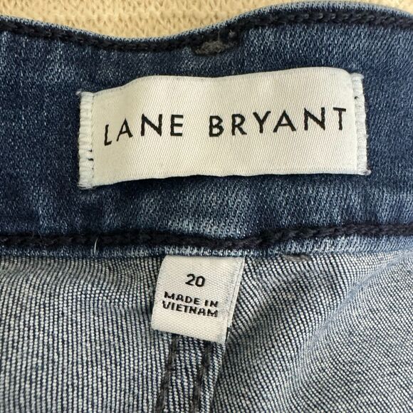 Lane Bryant Jeans Womens 20 Blue High Rise Straight Curvy Fit Flex Magic Waist - Picture 4 of 12